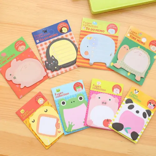 可愛動物造型便利貼